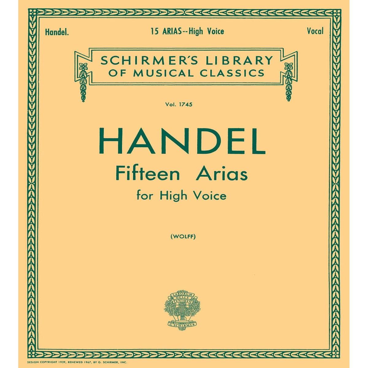 15 Arias - High Voice