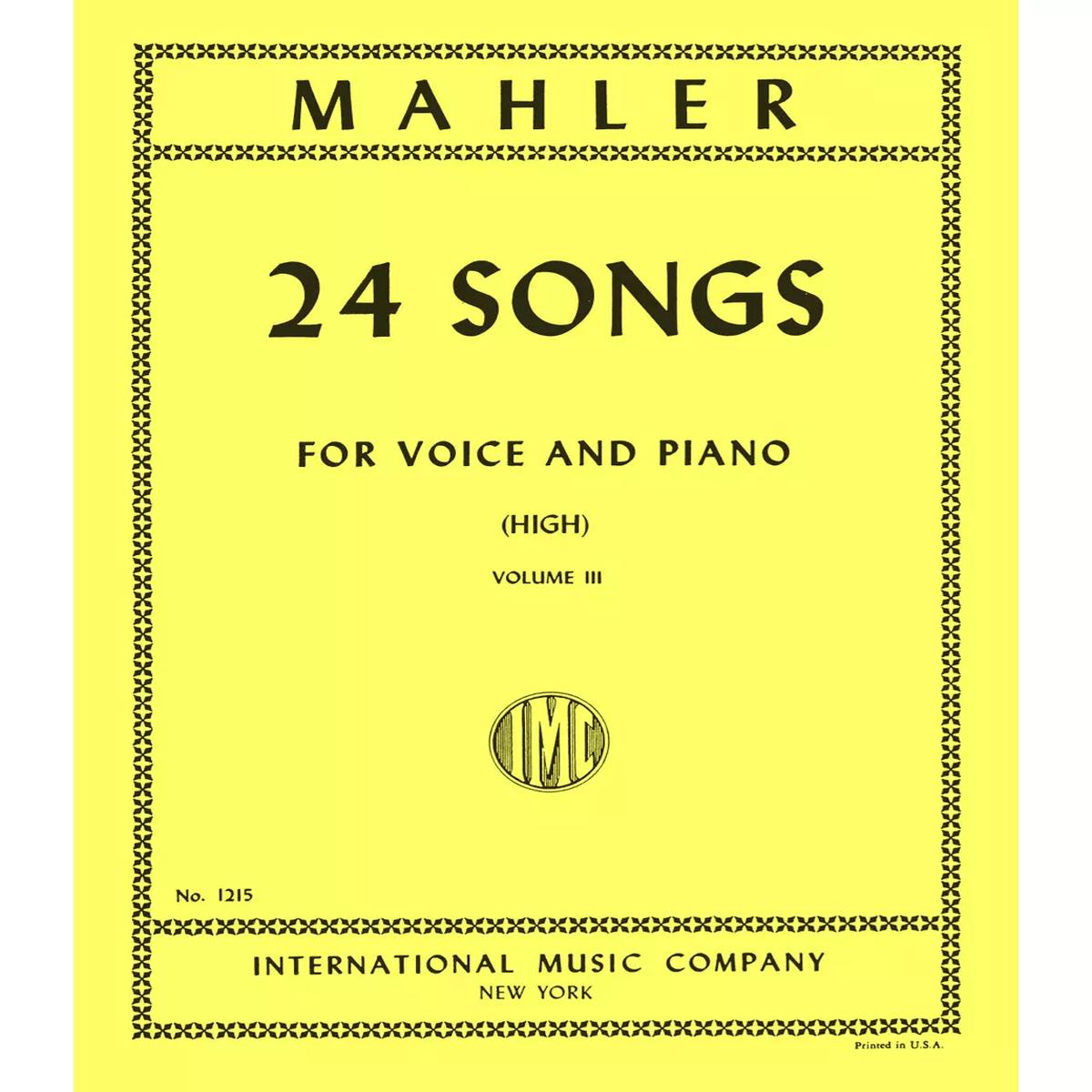 24 Songs in Four Volumes (G. & E.): Volume III - High